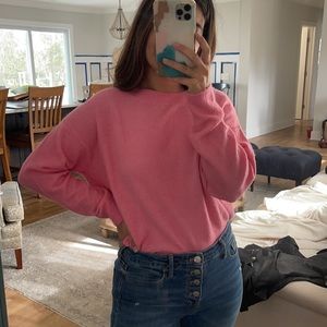 h&m hot pink sweater
